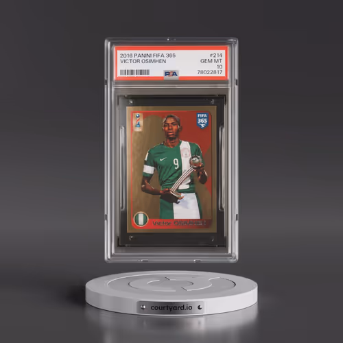 2016 Panini FIFA 365 #214 Victor Osimhen (PSA 10 GEM MINT)