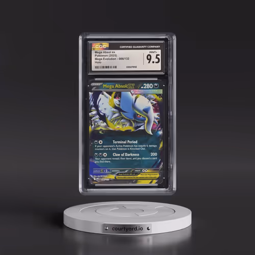 2025 Mega Evolution - MEG EN #086/132 Mega Absol ex - Holo (CGC 9.5 MINT+)