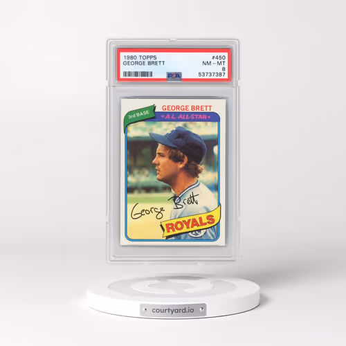 1980 Topps #450 George Brett (PSA 8 NM-MT)