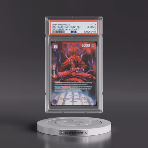 2024 One Piece OP07-500 Years in the Future #074 Eustass "Captain" Kid - Special Alternate Art (PSA