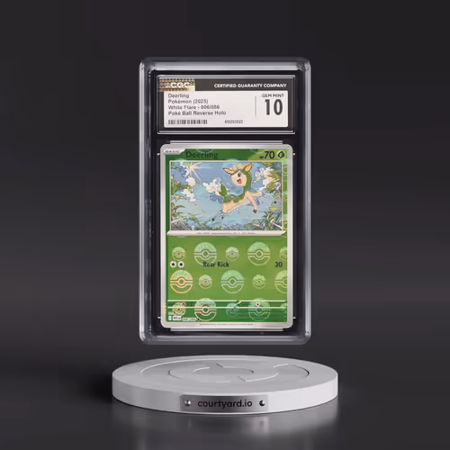 2025 White Flare - WHT EN #006/086 Deerling - Reverse Holo Poké Ball (CGC 10 GEM MINT)