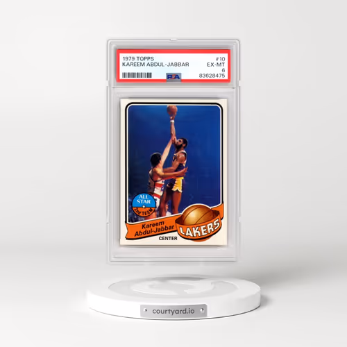 1979 Topps #10 Kareem Abdul-Jabbar (PSA 6 EX-MT)