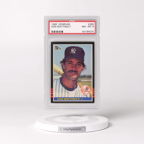 1985 Donruss #295 Don Mattingly (PSA 8 NM-MT)