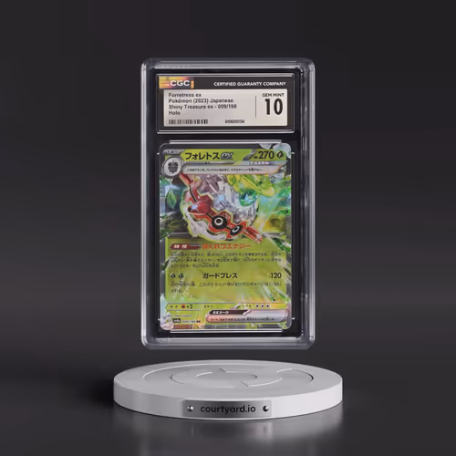 2023 Shiny Treasure ex #009/190 Forretress ex - Holo (CGC 10 GEM MINT)