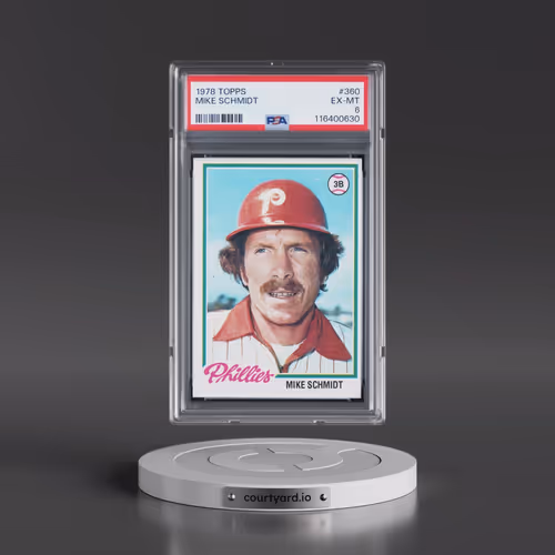 1978 Topps #360 Mike Schmidt (PSA 6 EX-MT)