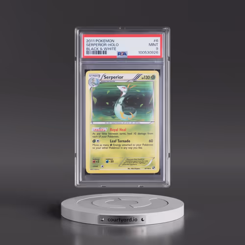 2011 Pokémon Black & White #6 Serperior - Holo (PSA 9 MINT)