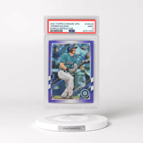 2021 Topps Chrome Update #USC20 Jarred Kelenic - Purple Refractor (PSA 9 MINT)