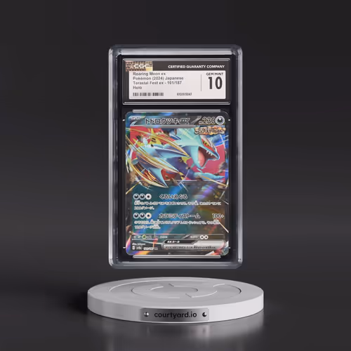 2024 High Class Pack: Terastal Fest ex - sv8a #101/187 Roaring Moon ex - Holo (CGC 10 GEM MINT)