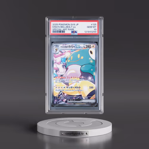 2025 Pokémon SV9-Battle Partners #125 Iono's Bellibolt EX - Holo Special Art Rare (PSA 10 GEM MINT)