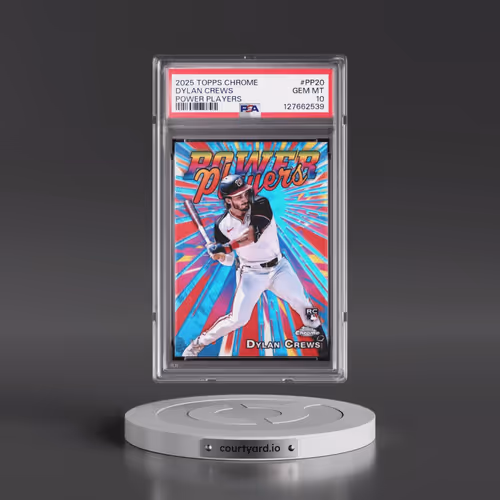 2025 Topps Chrome Power Players #PP20 Dylan Crews (PSA 10 GEM MINT)