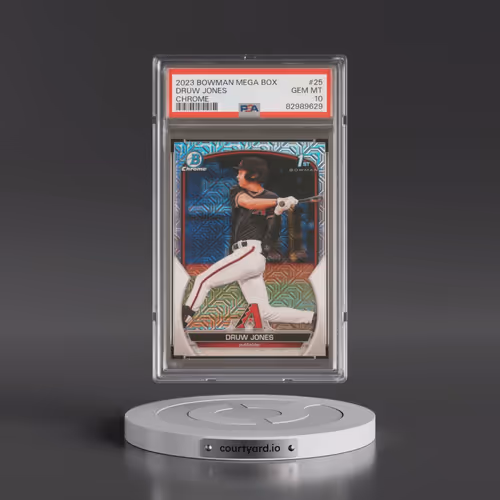 2023 Bowman Mega Box Chrome #25 Druw Jones (PSA 10 GEM MINT)