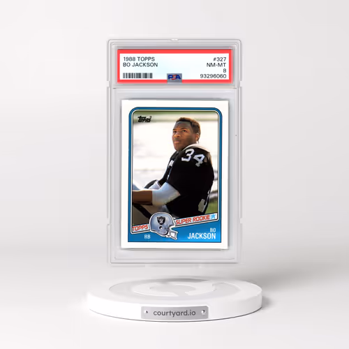 1988 Topps #327 Bo Jackson (PSA 8 NM-MT)