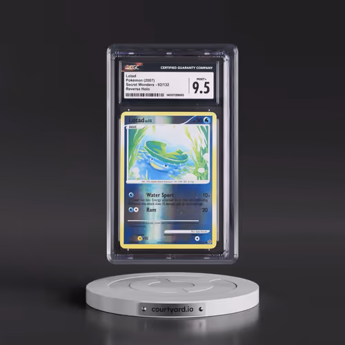 2007 Secret Wonders #92/132 Lotad - Reverse Holo (CGC 9.5 MINT+)