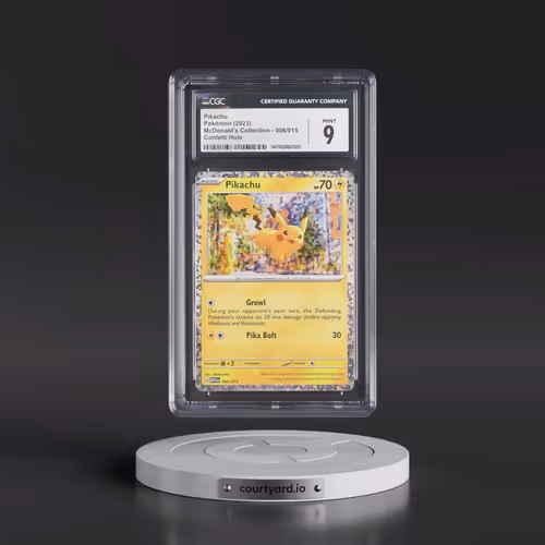 2023 McDonald's Collection - M23 EN #006/015 Pikachu - Confetti Holo (CGC 9 MINT)