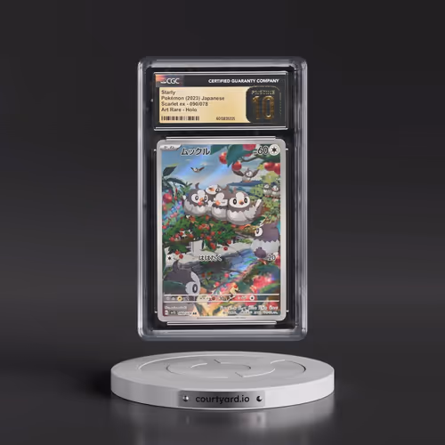 2023 Scarlet ex #090/078 Starly - Art Rare Holo (CGC 10 PRISTINE)