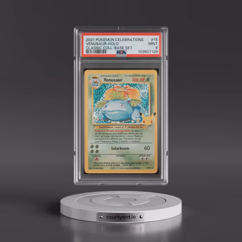 2021 Pokémon Celebrations Classic Collection #15 Venusaur - Holo (PSA 9 MINT)