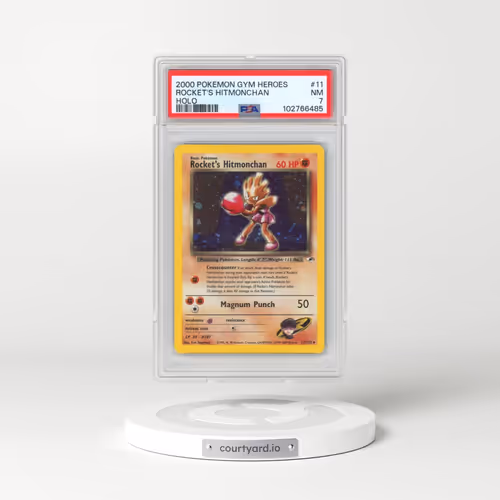 2000 Pokémon Gym Heroes #11 Rocket's Hitmonchan - Holo (PSA 7 NM)