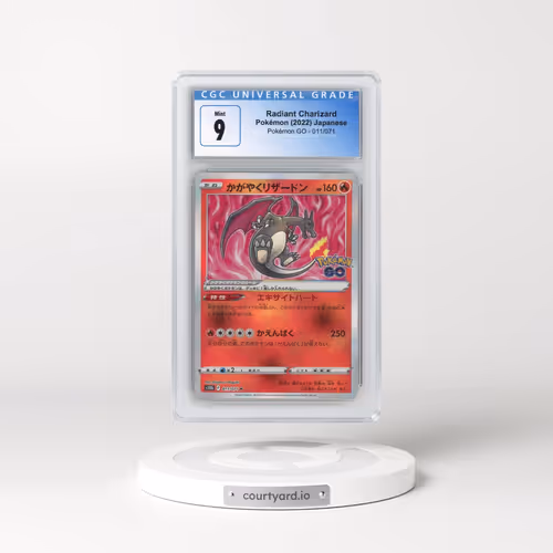 2022 Pokémon GO #011/071 Radiant Charizard - Holo (CGC 9 MINT)