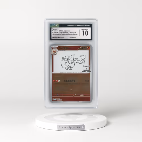 2022 Scarlet & Violet Promos #065/SV-P Flareon - YU NAGABA Pokémon Center Campaign (CGC 10 GEM MINT)