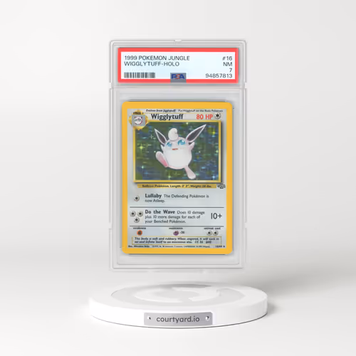 1999 Pokémon Jungle #16 Wigglytuff - Holo (PSA 7 NM)