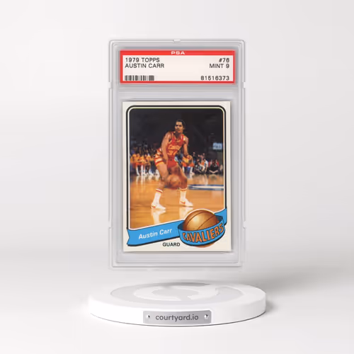 1979 Topps #76 Austin Carr (PSA 9 MINT)