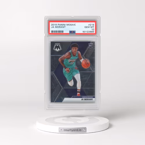 2019 Panini Mosaic #219 Ja Morant (PSA 10 GEM MINT)