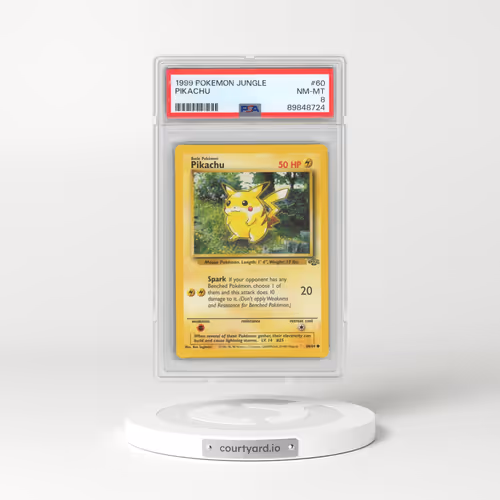 1999 Pokémon Jungle #60 Pikachu (PSA 8 NM-MT)