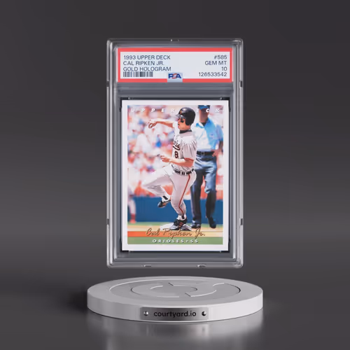 1993 Upper Deck #585 Cal Ripken Jr. - Gold Hologram (PSA 10 GEM MINT)