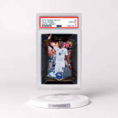 2015 Panini Select #8 Paul Pogba - White Jersey (PSA 10 GEM MINT)