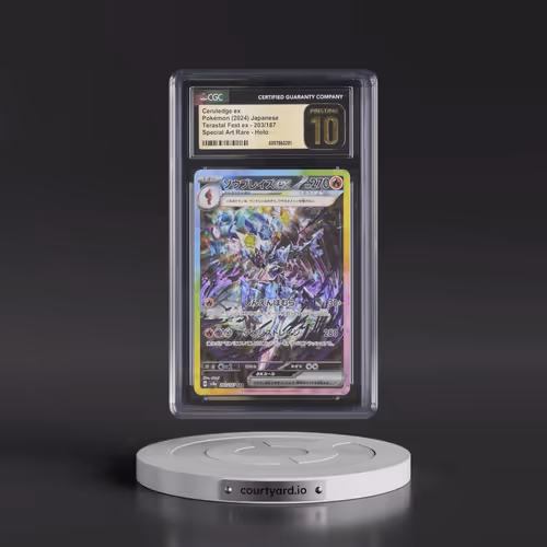 2024 High Class Pack: Terastal Fest ex - sv8a #203/187 Ceruledge ex - Special Art Rare Holo (CGC 10