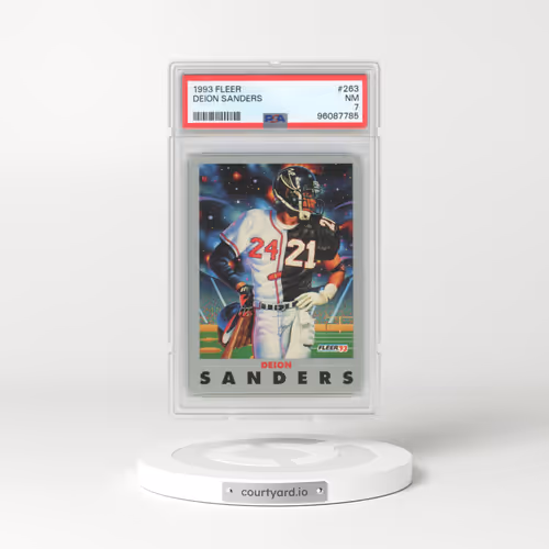 1993 Fleer #263 Deion Sanders (PSA 7 NM)