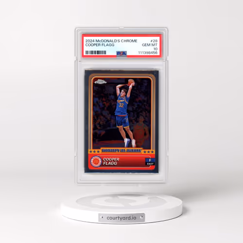 2024 Topps Chrome McDonald's All American #28 Cooper Flagg (PSA 10 GEM MINT)