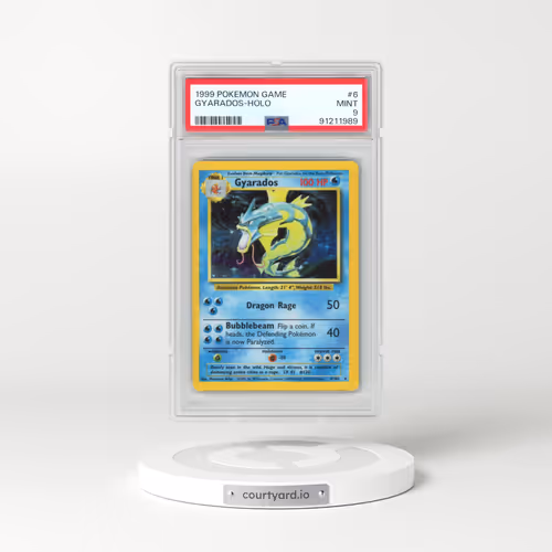1999 Pokémon Game #6 Gyarados - Holo (PSA 9 MINT)