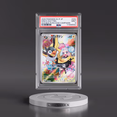 2025 Pokémon SV-P Promo #232 Iono's Wattrel - Battle Partners Box Purchase Campaign (PSA 9 MINT)