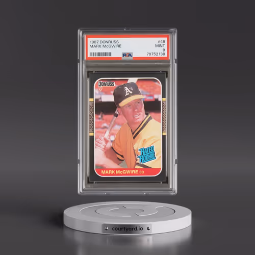 1987 Donruss #46 Mark McGwire (PSA 9 MINT)