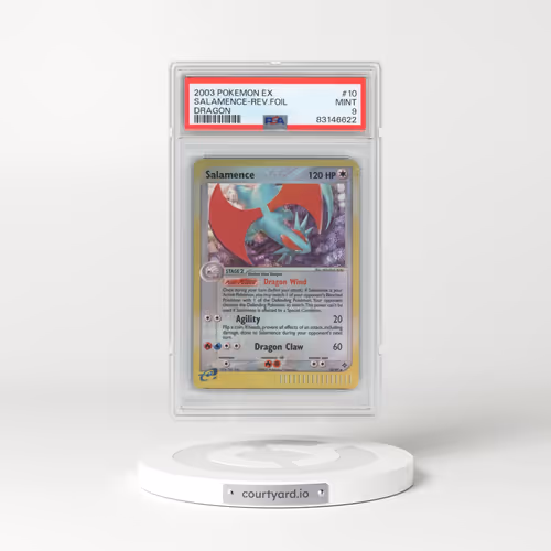 2003 Pokémon EX Dragon #10 Salamence - Reverse Foil (PSA 9 MINT)