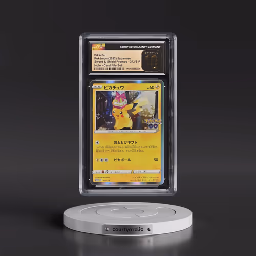 2019 Sword & Shield Promos #272/S-P Pikachu - Card File Set (Holo) (CGC 10 PRISTINE)