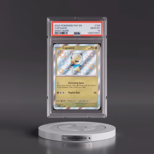 2024 Pokémon Paf EN-Paldean Fates #106 Capsakid - Shiny Rare (PSA 10 GEM MINT)