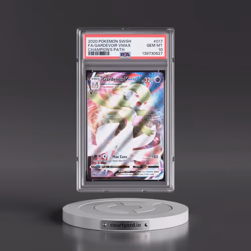 2020 Pokémon Sword & Shield Champion's Path #017 Gardevoir Vmax - Full Art (PSA 10 GEM MINT)