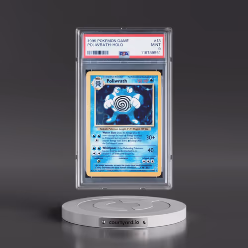 1999 Pokémon Game #13 Poliwrath - Holo (PSA 9 MINT)