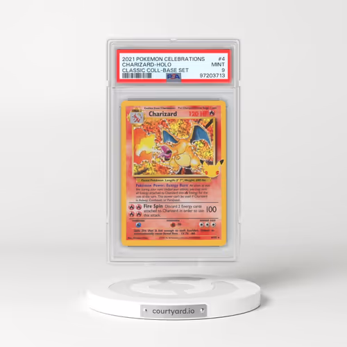 2021 Pokémon Celebrations Classic Collection #4 Charizard - Holo (PSA 9 MINT)