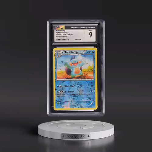 2015 Primal Clash #34/160 Marshtomp - Reverse Holo (CGC 9 MINT)