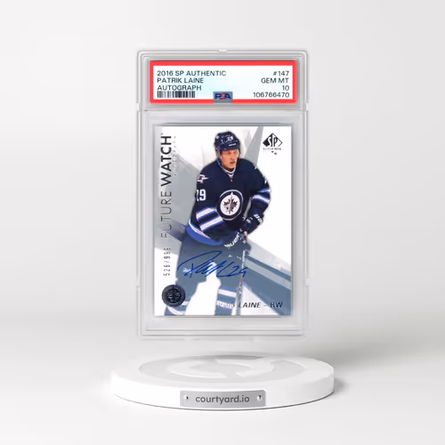 2016 SP Authentic #147 Patrik Laine - Autograph (PSA 10 GEM MINT)