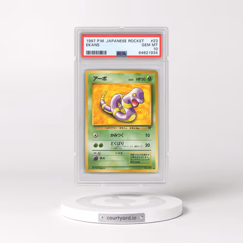 1997 Pokémon Rocket #23 Ekans (PSA 10 GEM MINT)
