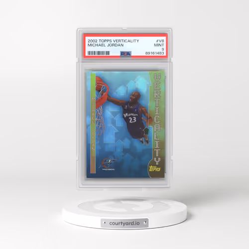 2002 Topps Verticality #V8 Michael Jordan (PSA 9 MINT)