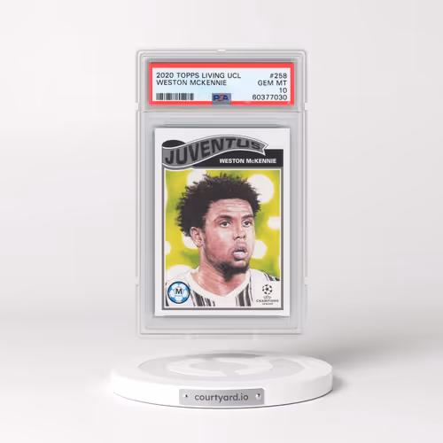 2020 Topps Living UEFA Champions League #258 Weston McKennie (PSA 10 GEM MINT)