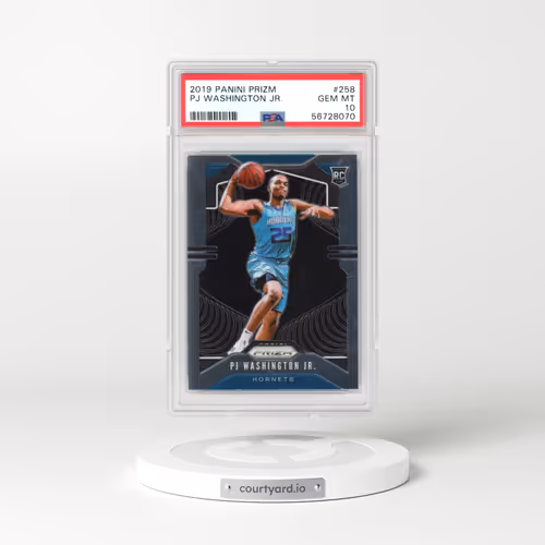2019 Panini Prizm #258 PJ Washington Jr. (PSA 10 GEM MINT)