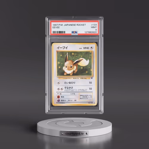 1997 Pokémon Rocket #133 Eevee (PSA 9 MINT)