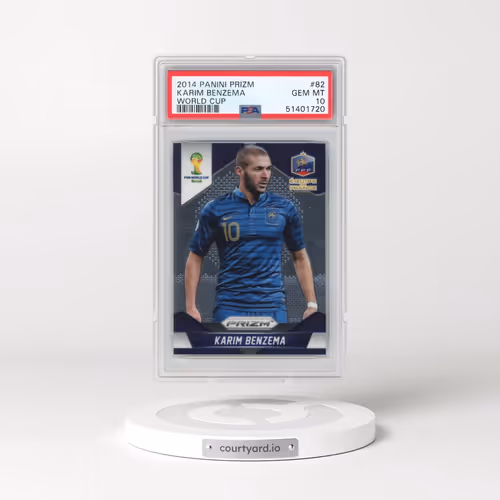 2014 Panini Prizm World Cup #82 Karim Benzema (PSA 10 GEM MINT)