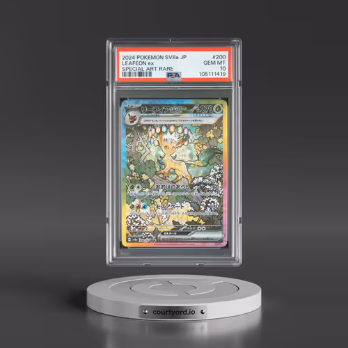 2024 Pokémon Sv8a-Terastal Fest EX #200 Leafeon EX - Holo Special Art Rare (PSA 10 GEM MINT)